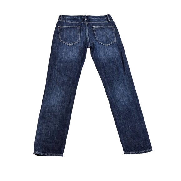 Gap 1969 Sexy Boyfriend Jeans Size 24 Dark Wash Distressed Denim - Picture 2 of 12